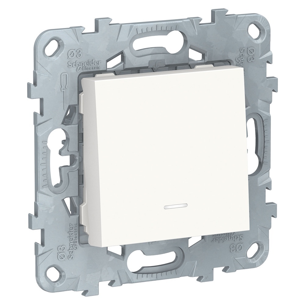 

Выключатель Schneider Electric 1-клавишный белый NU520318N.3 3 шт