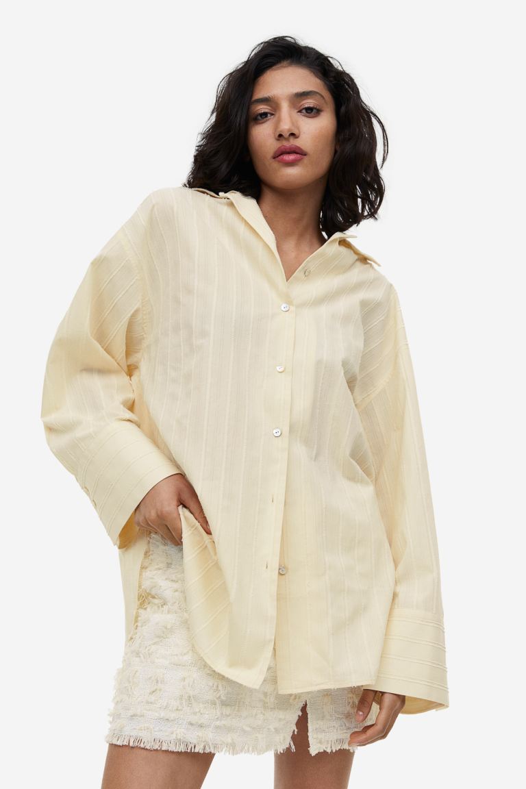 

Рубашка женская H&M 1161222001 белая XL (доставка из-за рубежа), Белый, 1161222001