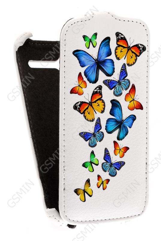 

Чехол для HTC Sensation / Sensation XE Redberry Stylish Leather Case (Дизайн 3/3)