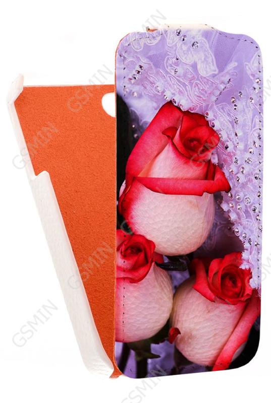 

Чехол Grip для Apple iPhone 4 Дизайн 104, Белый
