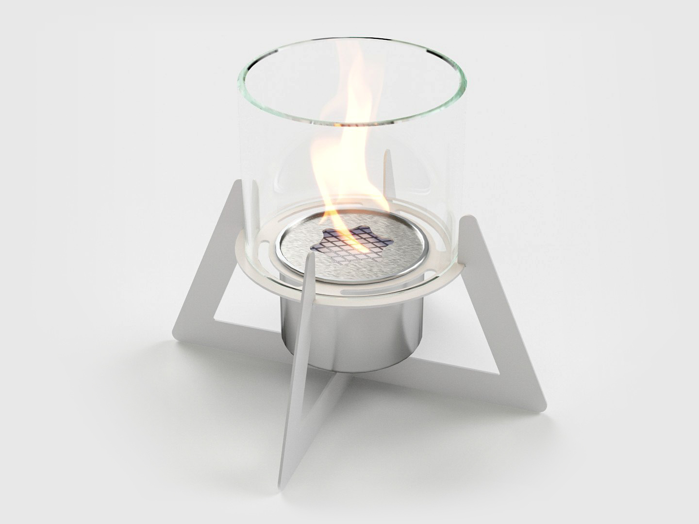 

Настольный биокамин Lux Fire Альфа (белый), Альфа