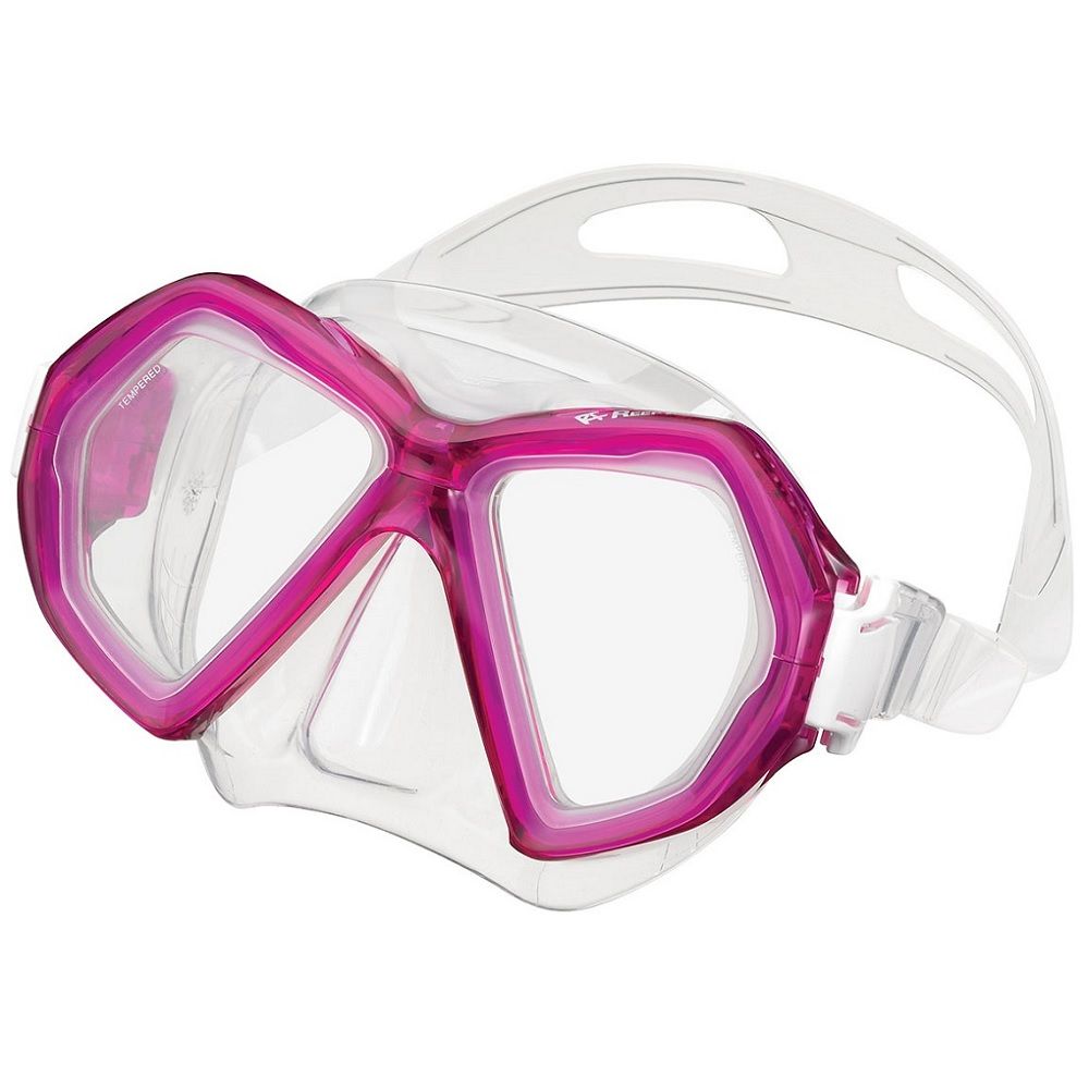 Маска для плавания ReefTourer RM2003 розовая