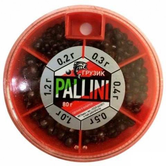 PALLINI Набор грузил PALLINI средний 80 гр