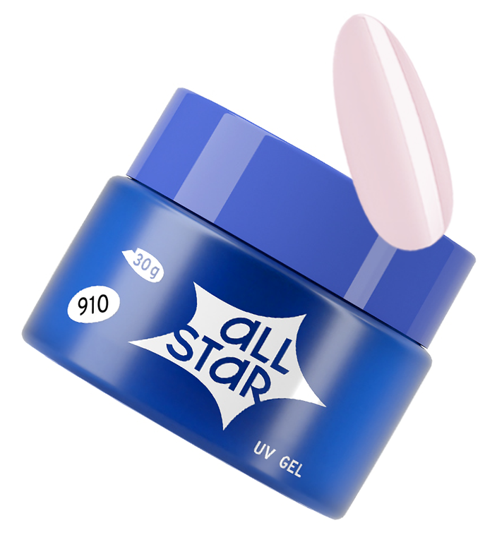 

Гель для моделирования ногтей ALL STAR Ice Cream Молочно-розовый 30 г, 900