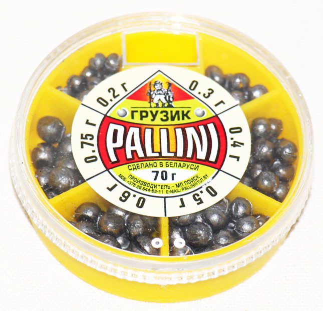 PALLINI Набор грузил PALLINI малый 70 гр