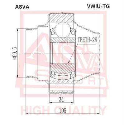 

Шрус внутр.28x112 vw touareg 7l0 2002-