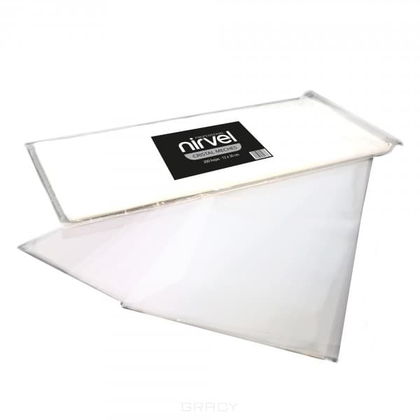 Прозрачные листы для высветления,  Nirvel 200 лист/уп лиана лист сеточка с прожилками 250 см