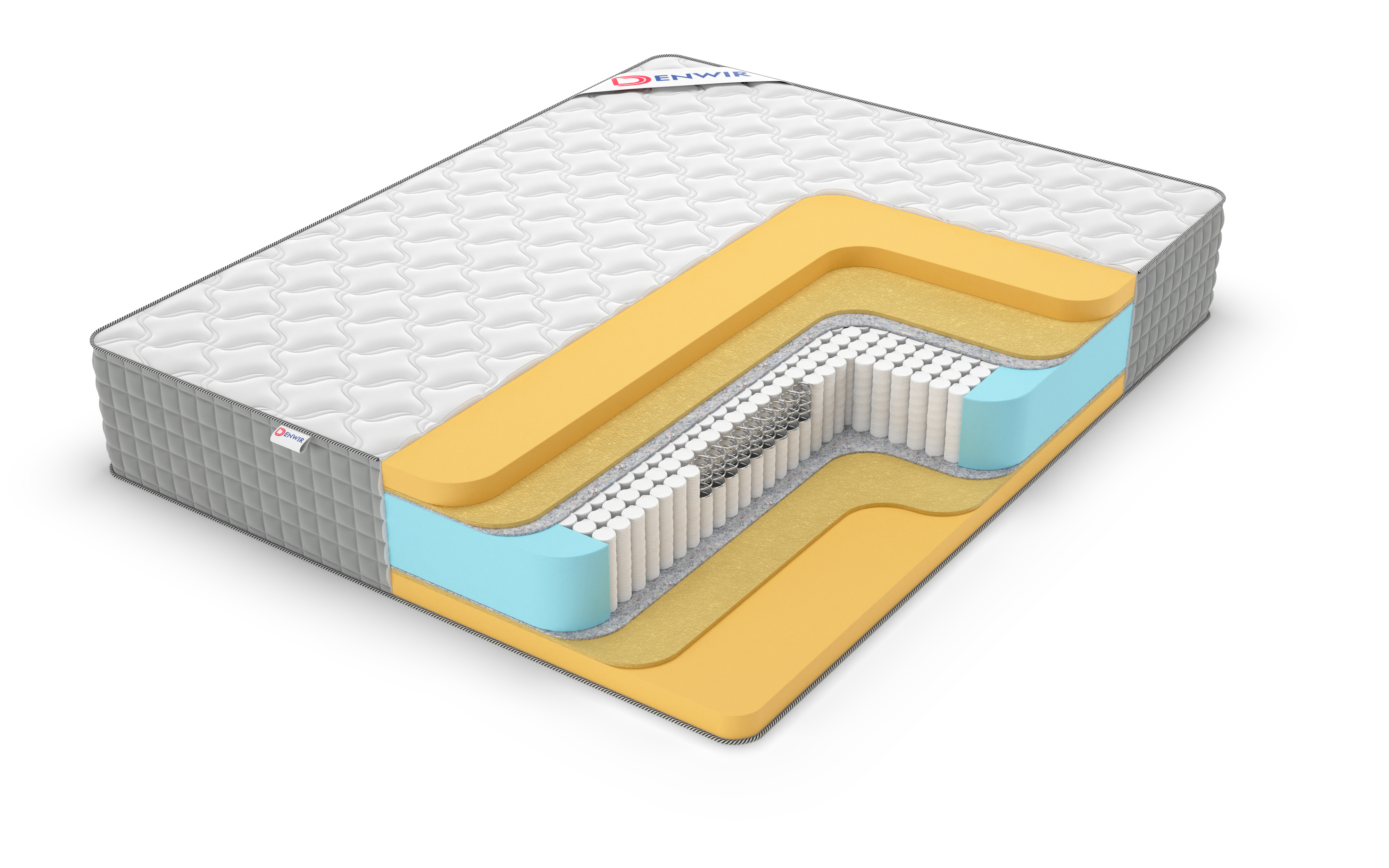 

Матрас пружинный DENWIR EXTRA MIDDLE MEMO S1000/chstmat_EMMS1000_65x140, Белый, EXTRA MIDDLE MEMO S1000