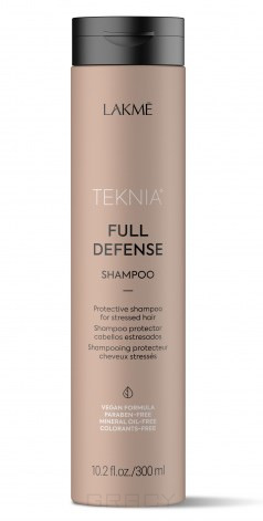 фото Шампунь lakme для комплексной защиты волос teknia full defense shampoo