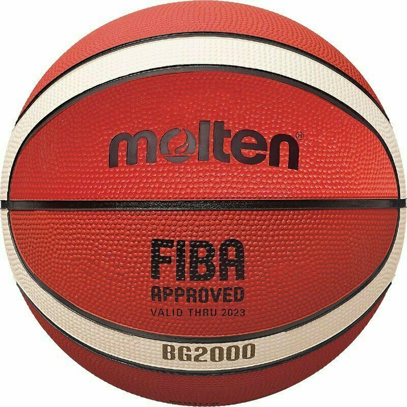 фото Мяч баскетбольный molten b7g2000 р.7, fiba appr level ii, 12 пан., резина, бутиловая камер