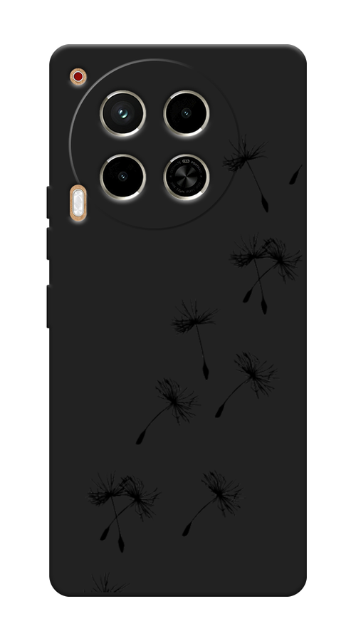 

Чехол Awog 305652-1 для Tecno Camon 30 4G "Летящие одуванчики", Черный, 305652-1