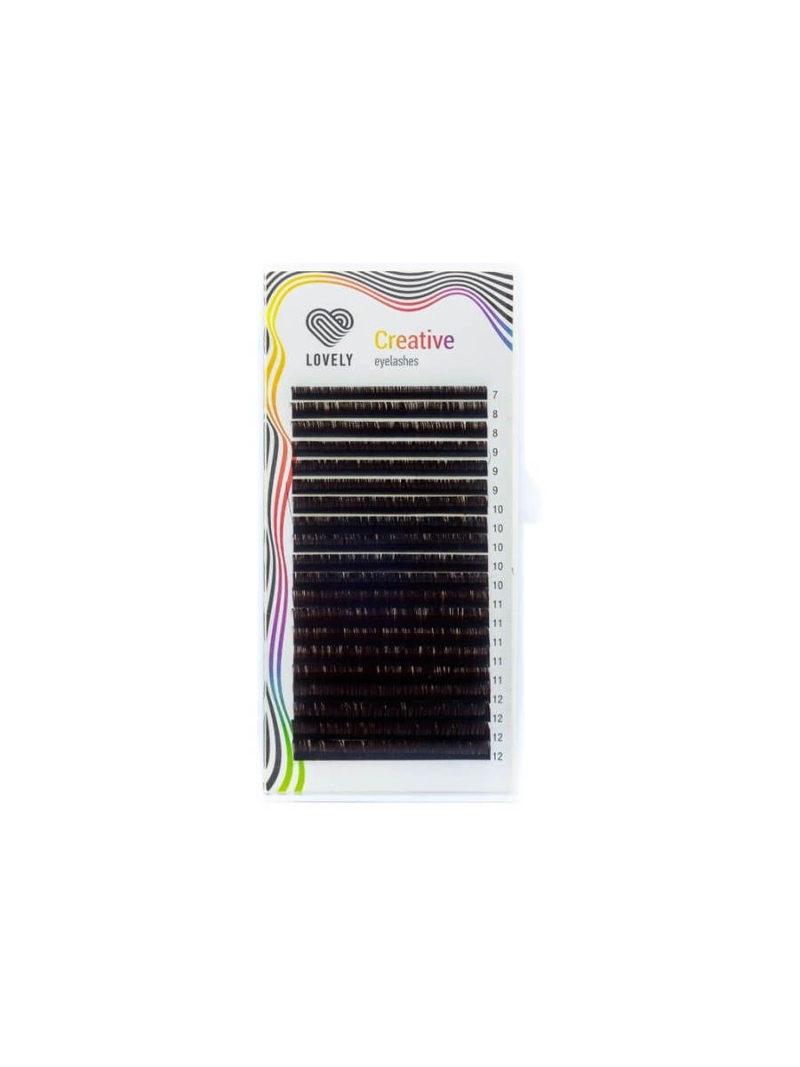 

Ресницы Lovely Dark Chocolate C+ 0.12 8-15 мм, Коричневый, 4627148845834
