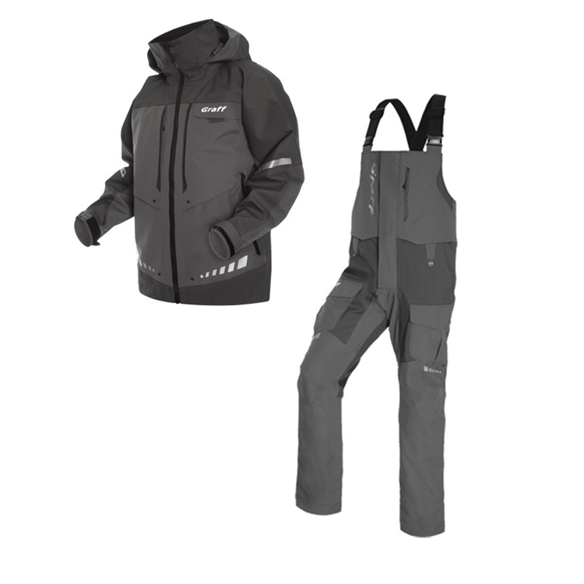 

Костюм рыболовный Graff демисезонный 631-В/731-В L/176-182 (Bratex 20000, серый) GRAFF