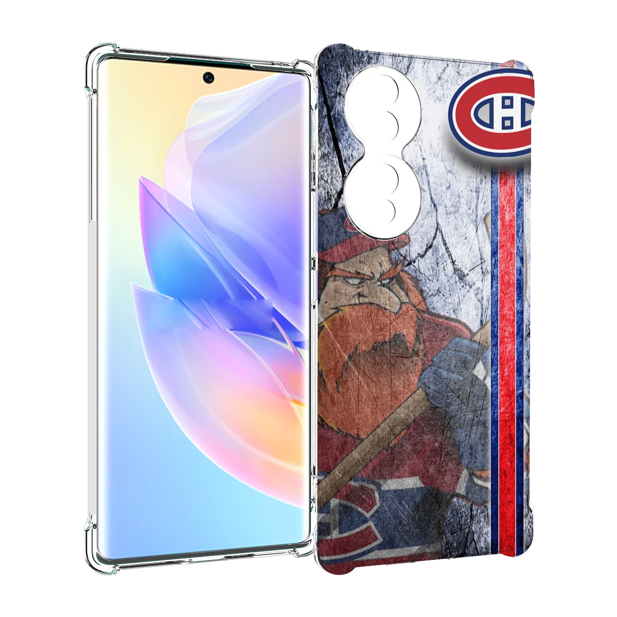 

Чехол MyPads монреаль канадиенс для Honor 70, Прозрачный, Tocco