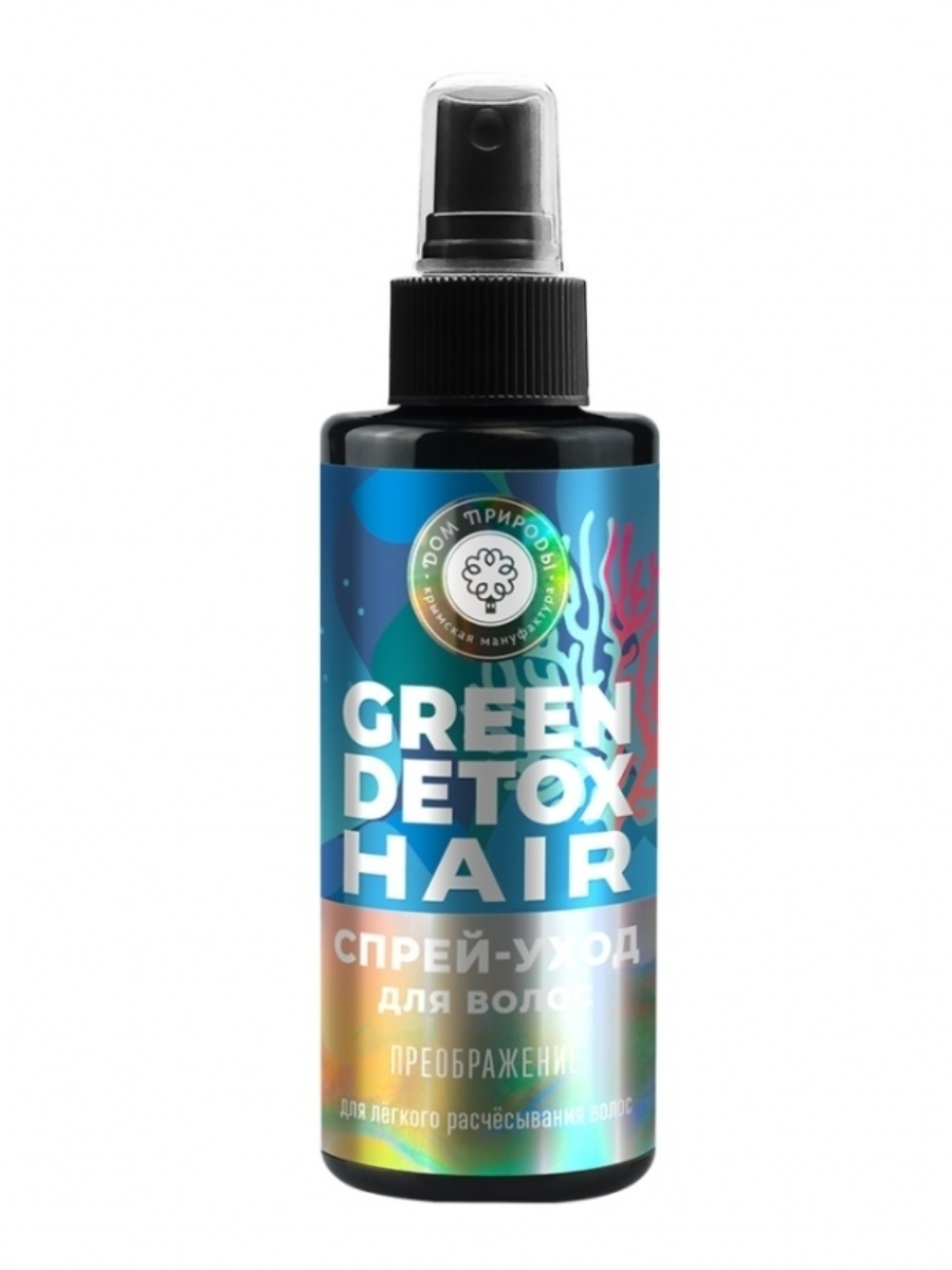 Спрей-уход для легкого расчесывания волос GREEN DETOX Преображение, 150г