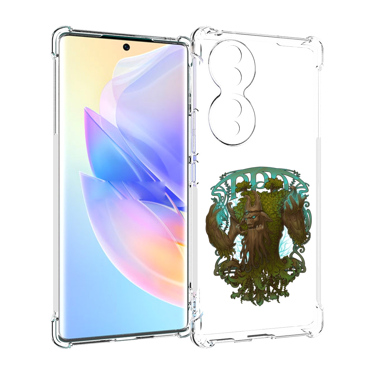 

Чехол MyPads trent protector для Honor 70, Прозрачный, Tocco