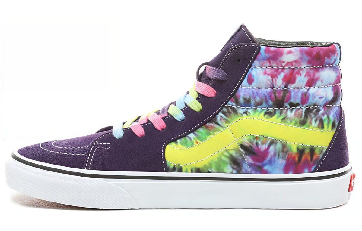 

Кеды унисекс Vans SK8 TIE DYE фиолетовые 40.5 EU, Фиолетовый, SK8 TIE DYE