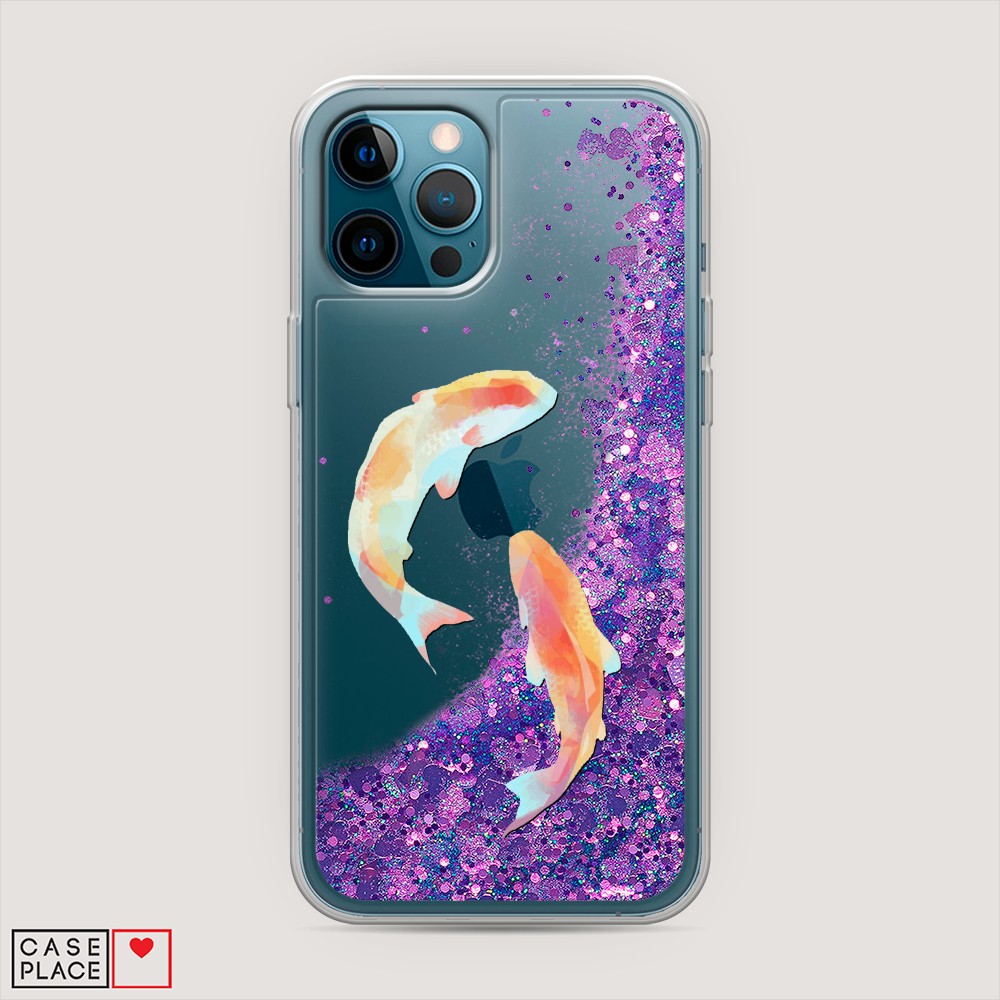 

Чехол Awog на Apple iPhone 12 Pro Max / Айфон 12 Pro Max "Акварельные карпы", Разноцветный, 12792-1