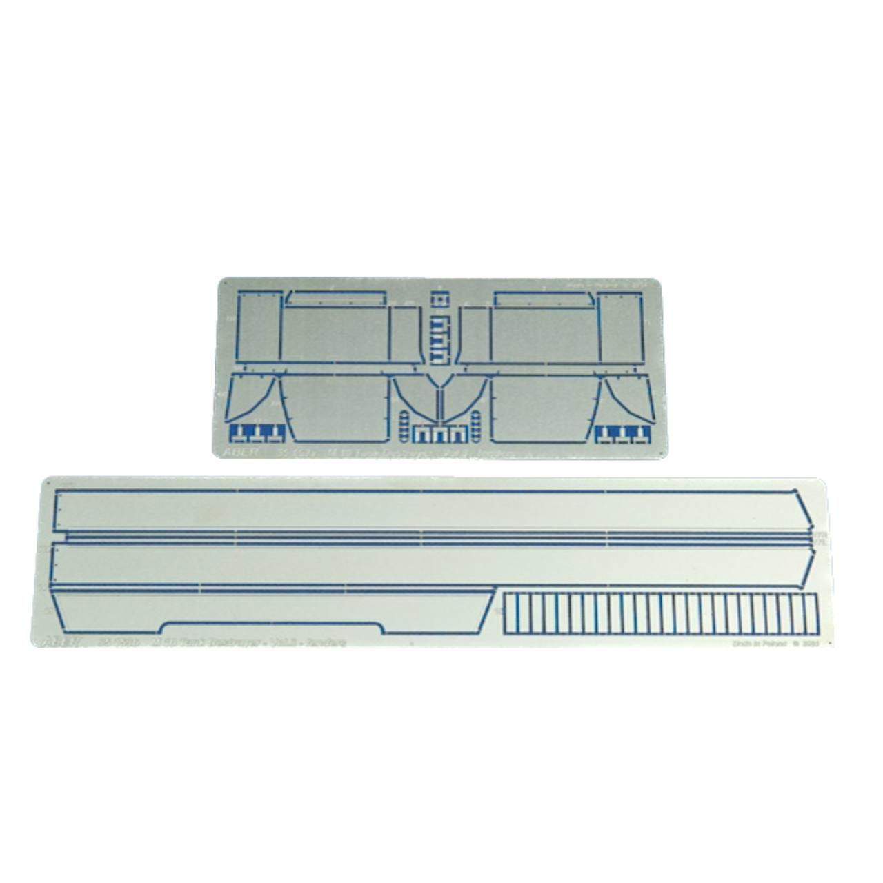 

35 153 Aber 1/35 Фототравление для US Tank Destroyer M-10 - vol.3 - fenders, 35 153
