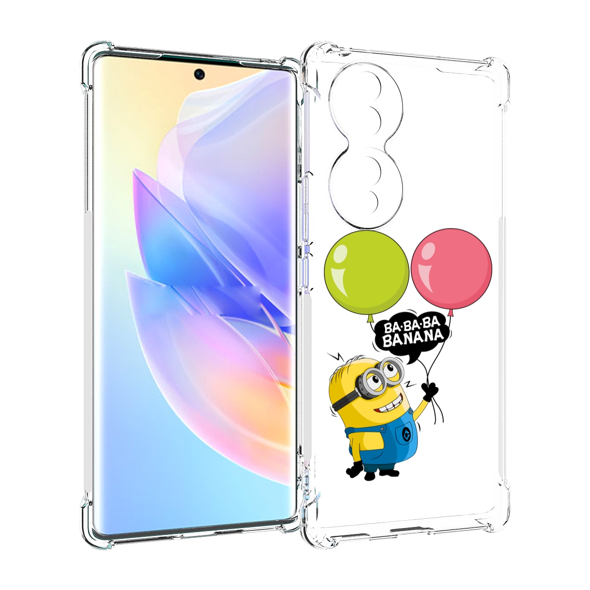 

Чехол MyPads миньон-с-шариками для Honor 70, Прозрачный, Tocco