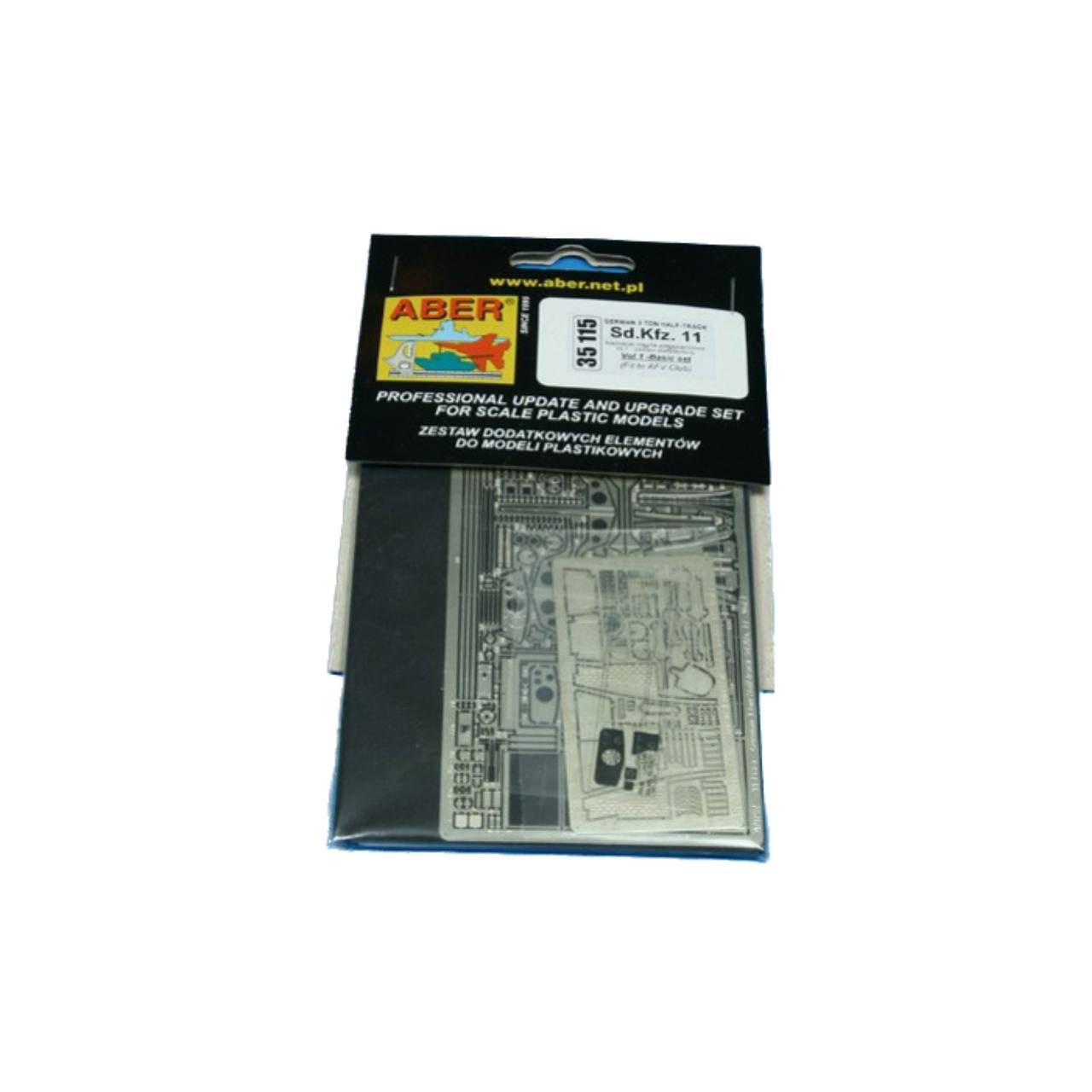 

35 115 Aber 1/35 Фототравление для German 3 ton Half-track Sd.Kfz.11 - vol.1 - basic set, Однотонный, 35 115