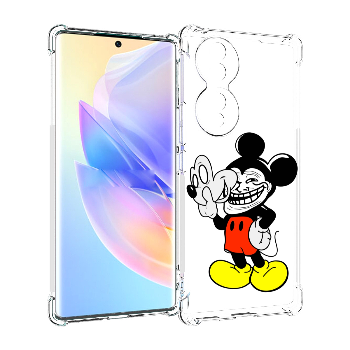 

Чехол MyPads микки-маус-троллер для Honor 70, Прозрачный, Tocco