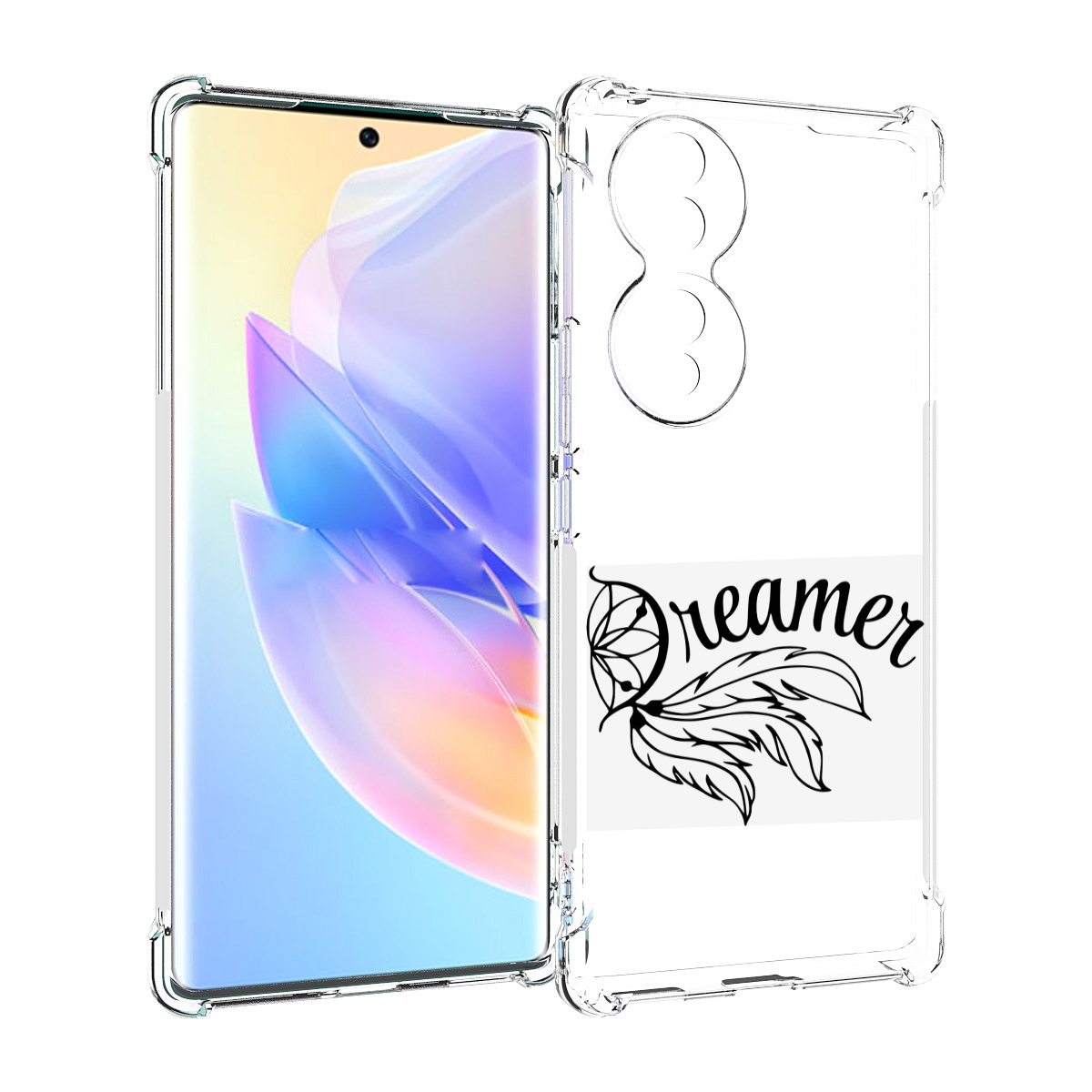 

Чехол MyPads мечтадел для Honor 70, Прозрачный, Tocco