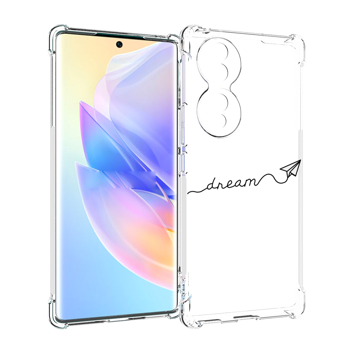 

Чехол MyPads мечта для Honor 70, Прозрачный, Tocco