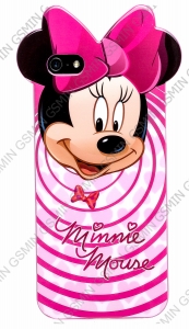 

Чехол силиконовый для Apple iPhone 4 / 4S Minnie Mouse (№2), Разноцветный