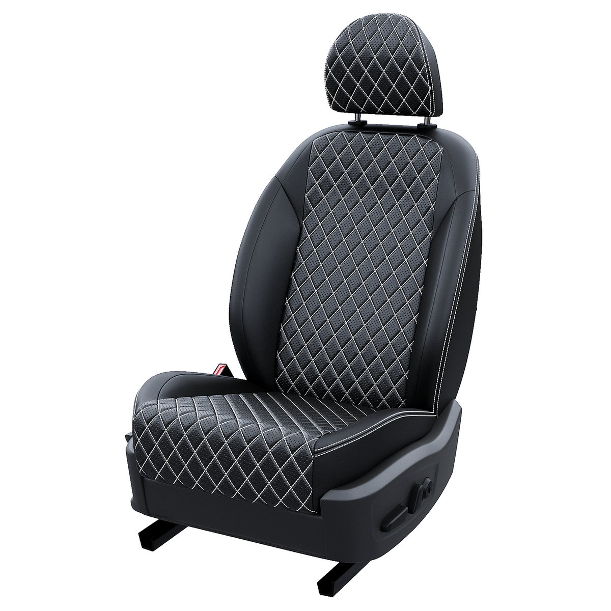 

Чехлы на сиденья АвтоЛето для Volkswagen Golfplus 1, 2 LA16892C319 Экокожа ромб, Черный, LA1689