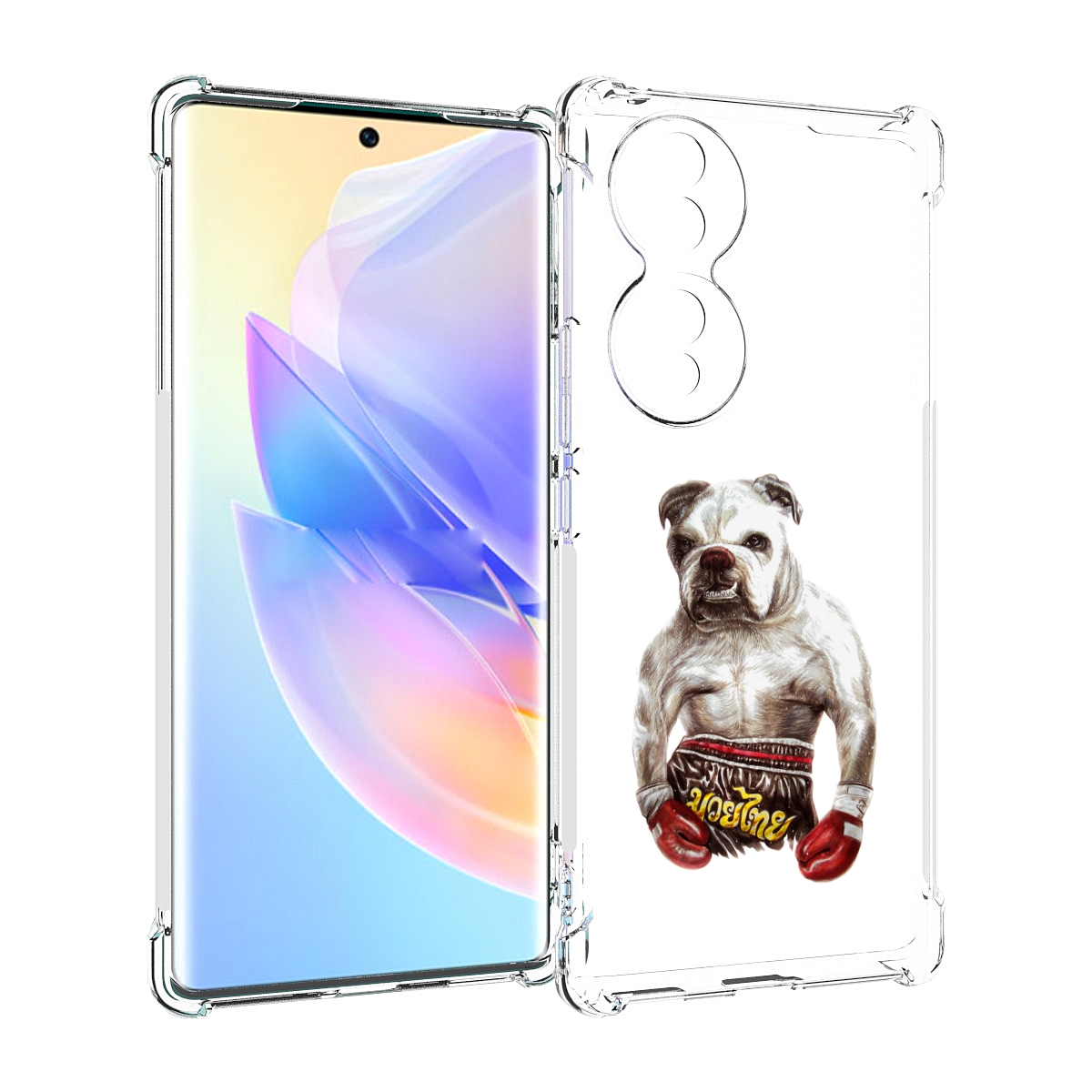 

Чехол MyPads боксер для Honor 70, Прозрачный, Tocco