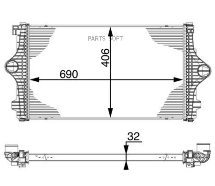 

Интеркулер MB SPRINTER 13-