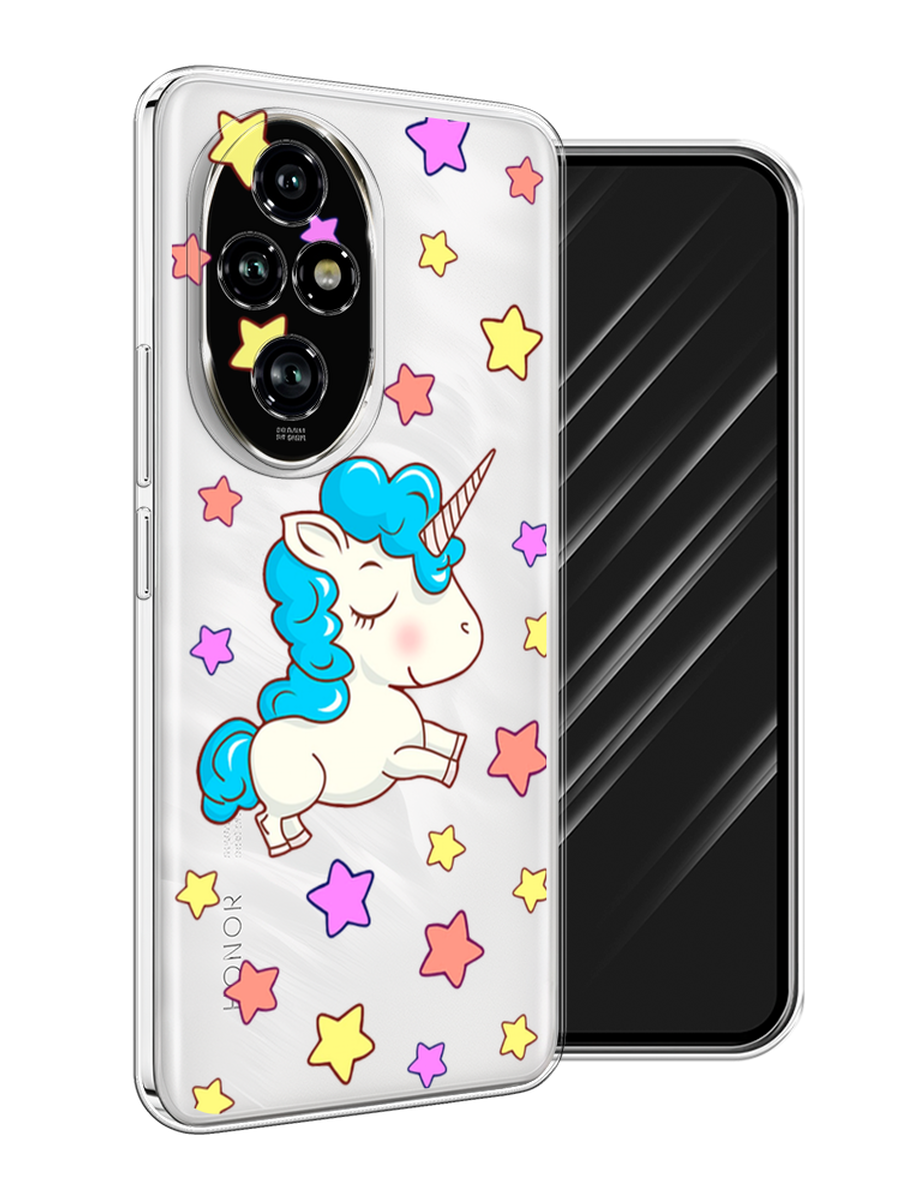 

Чехол Awog на Honor 200 Pro "Звездный единорог", Голубой;фиолетовый;желтый, 6124850-1