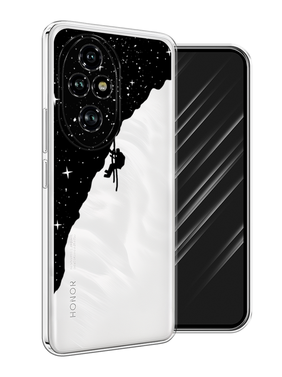 

Чехол Awog на Honor 200 Pro "Скалолаз в космосе", Черный;белый;бежевый, 6124850-1