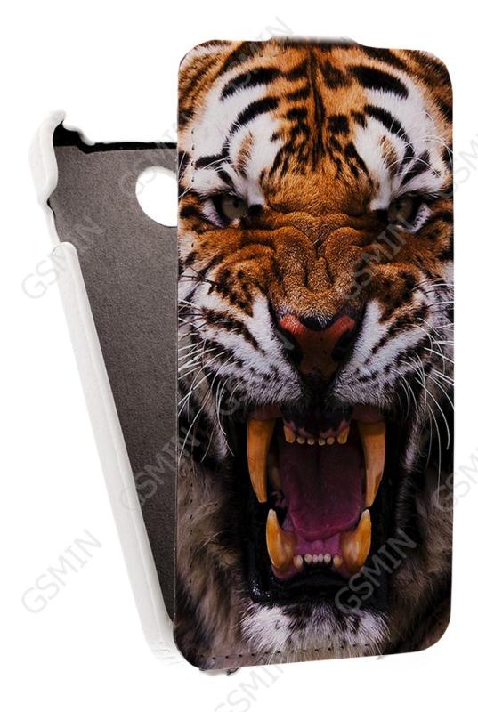 

Кожаный чехол для Explay Joy Art Case (Белый) (Дизайн 142)