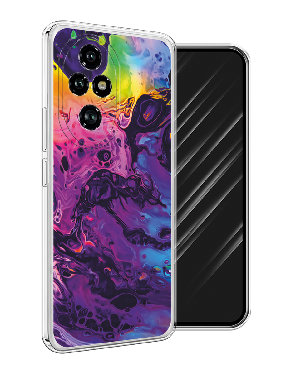 

Чехол Awog на Honor 200 Pro "ACID fluid", Бордовый, 6124850-1