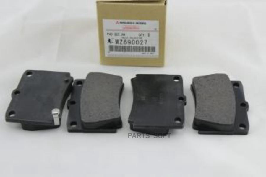 

Тормозные колодки Mitsubishi дисковые задние MZ690027