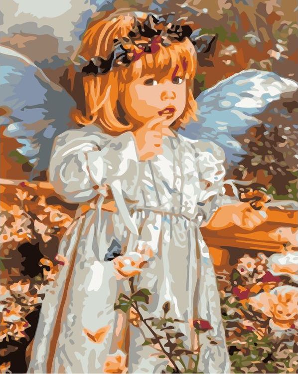 

Живопись по номерам Живопись по Номерам Ребёнок-ангел, 50x40, Ребёнок-ангел