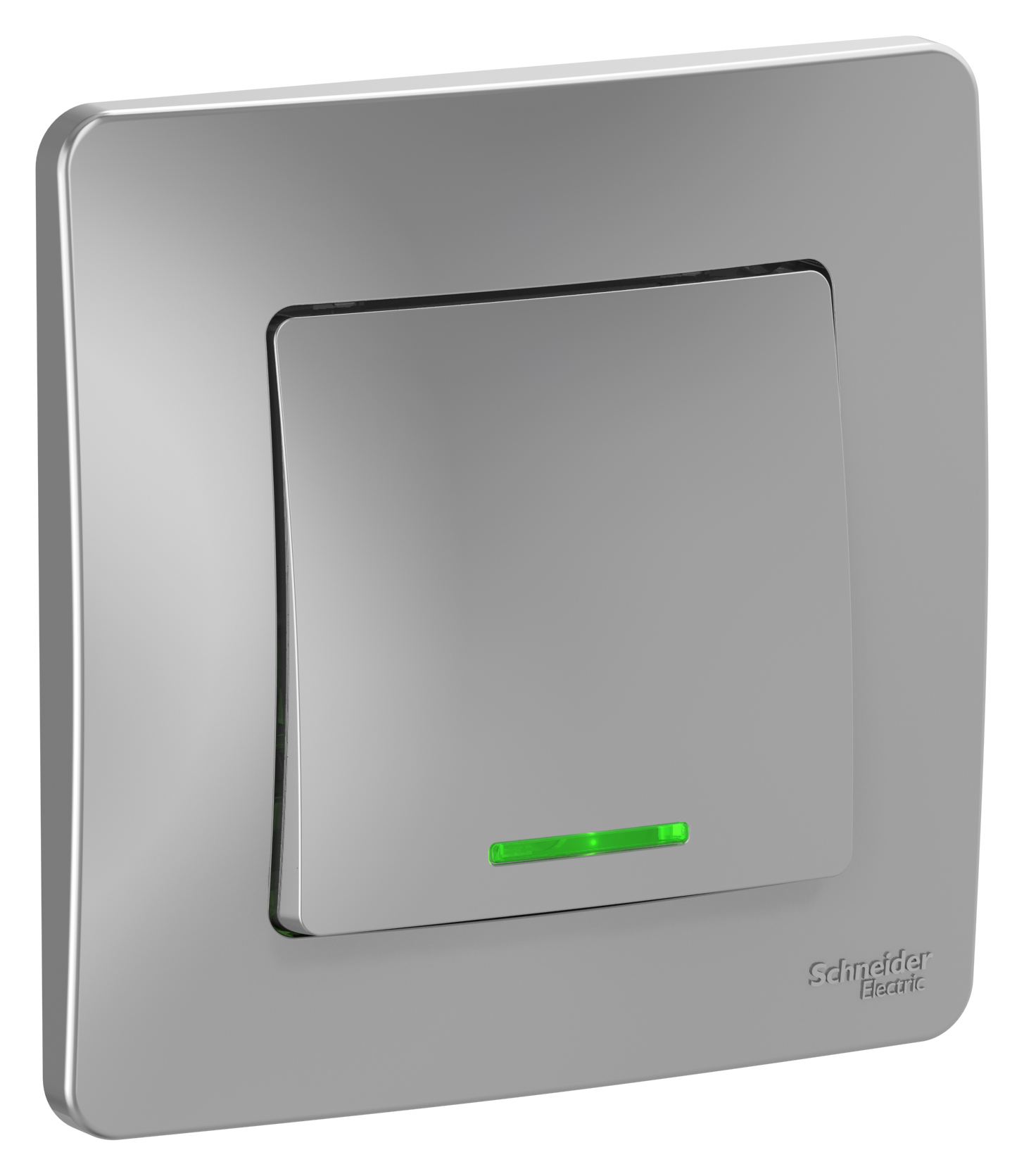 

Выключатель Schneider Electric 1-клавишный серебристый BLNVS010113.2 2 шт