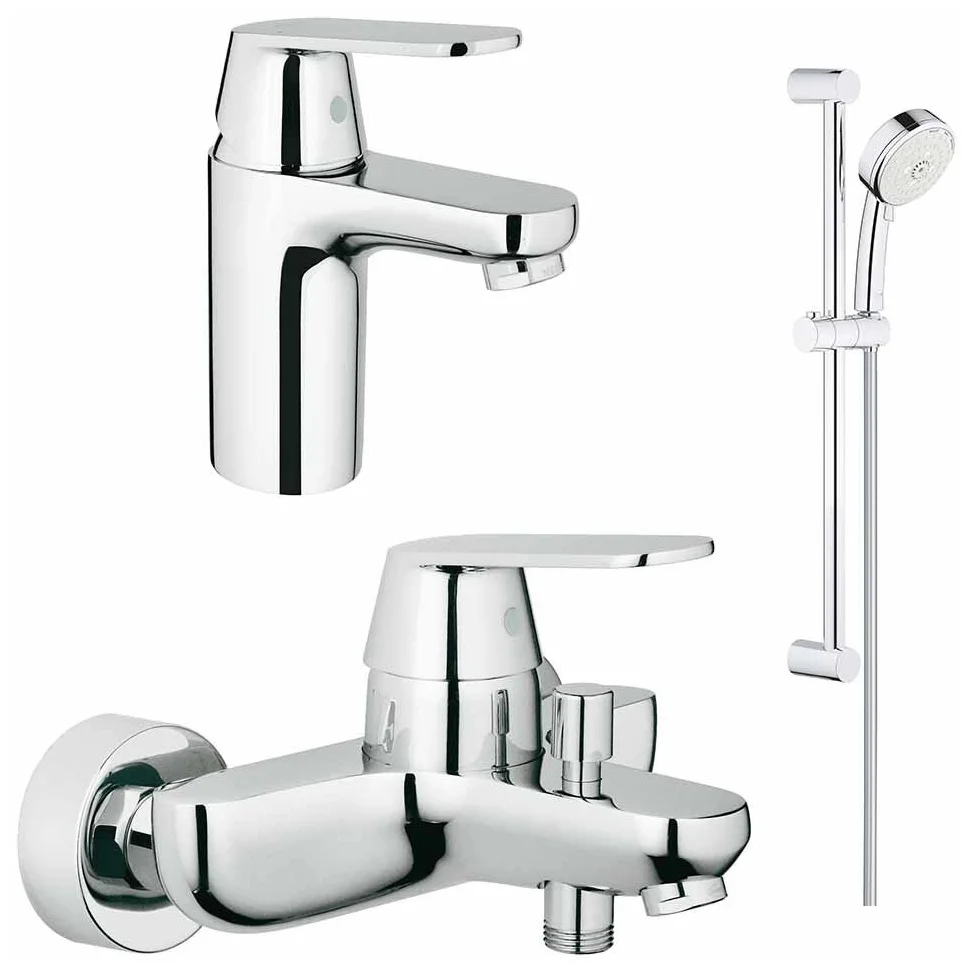 

Готовый комплект для ванной комнаты GROHE Eurosmart Cosmopolitan (NB0002-2/S), Серебристый