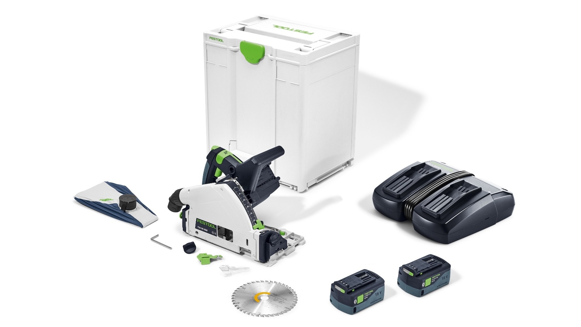 Аккумуляторная погружная пила Festool 577342TSC 55 5,0 KEBI-Plus/XL