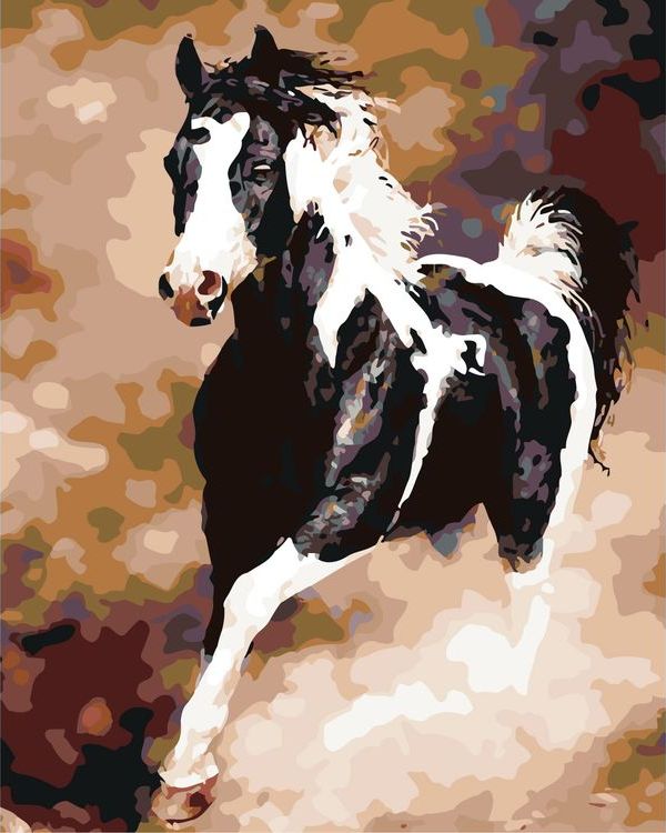 

Живопись по номерам Живопись по Номерам Скачущий конь, 50x40, Скачущий конь
