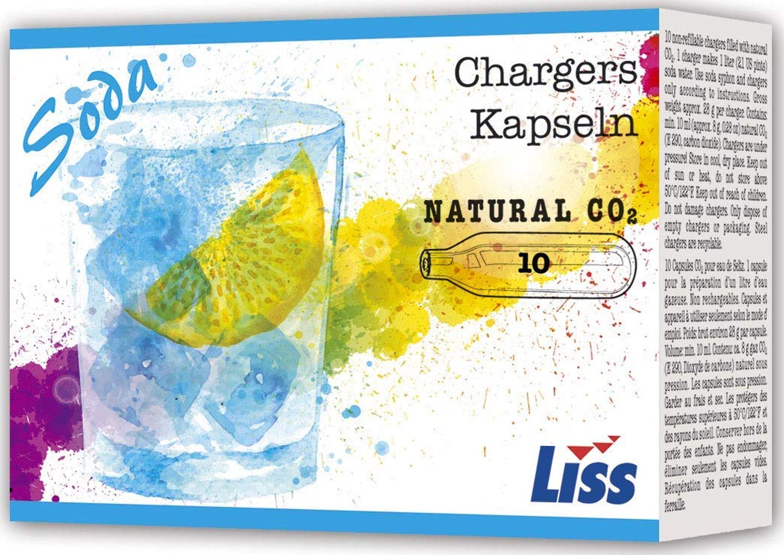 

Баллончики для сифона LISS 10 шт, 10 шт,