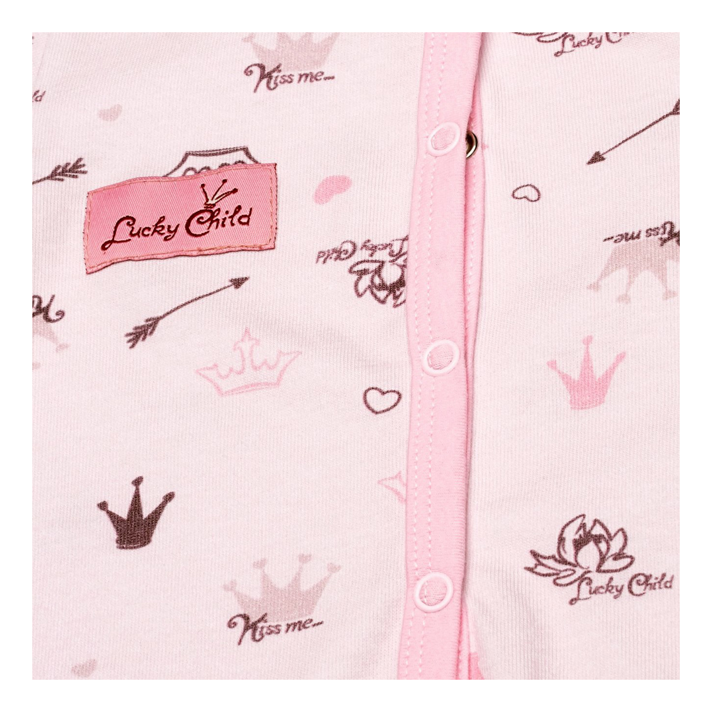 

Комбинезон детский Lucky Child, розовый, р. 80