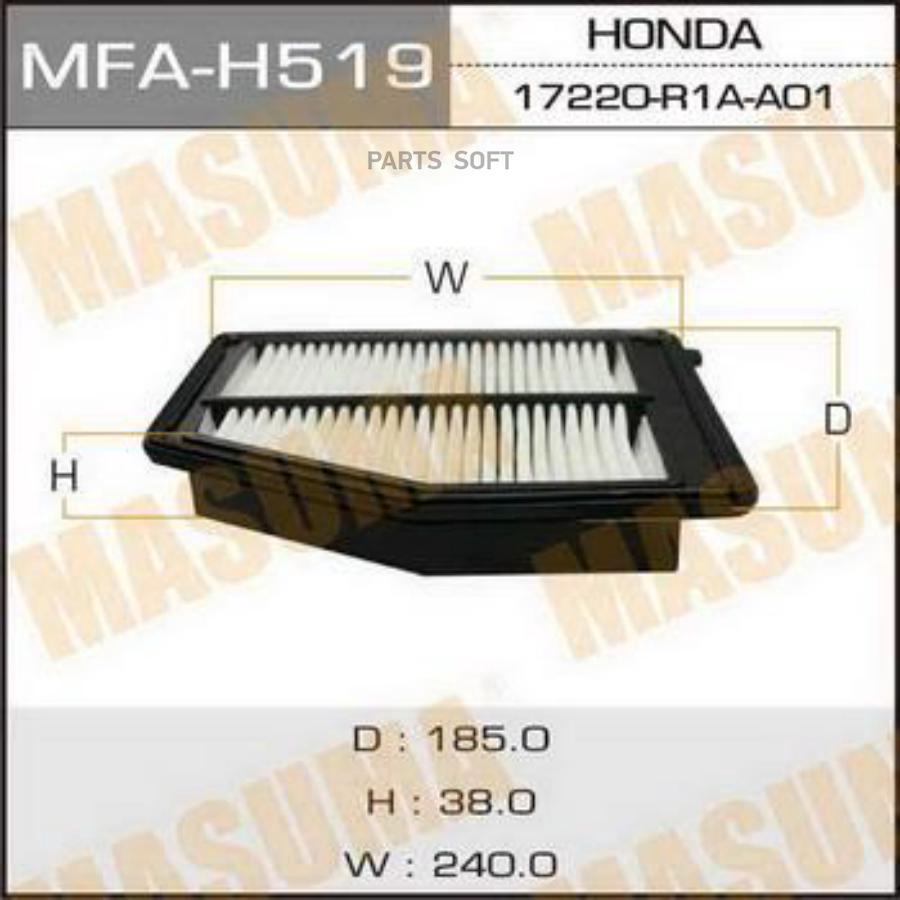 

Mfa-h519_фильтр воздушный honda civic ix 1.8i 12>