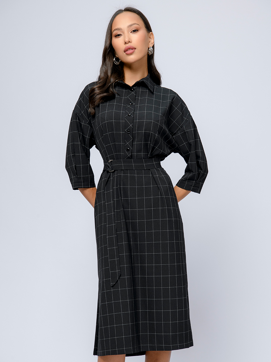 

Платье женское 1001dress 0101673BP черное 52, Черный, 0101673BP