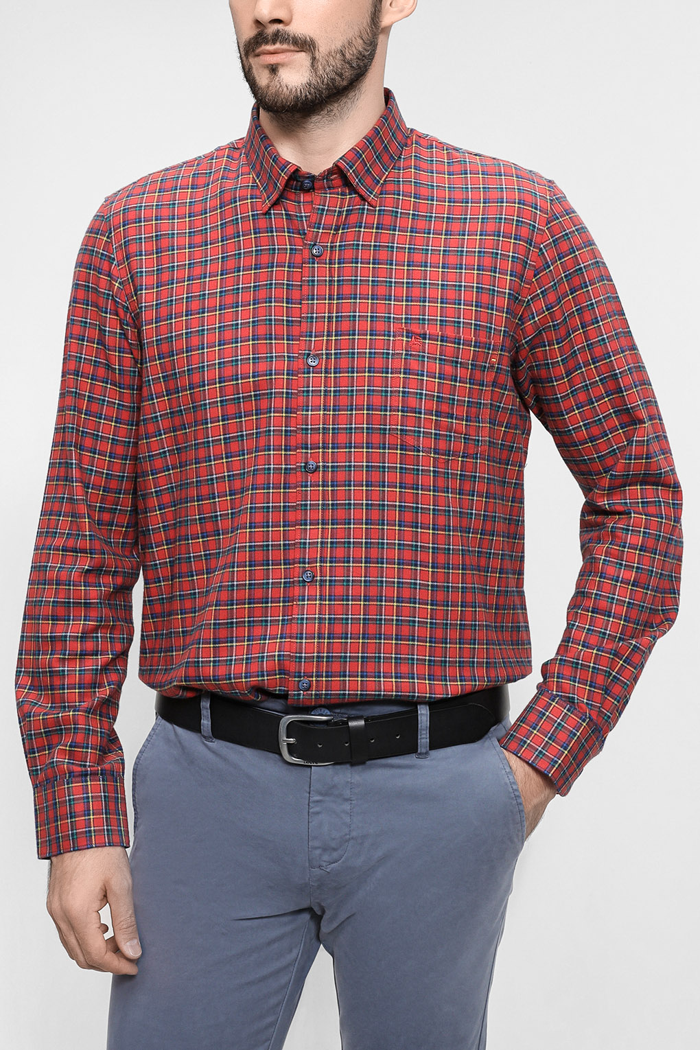 

Рубашка мужская LERROS 2181401 красная 3XL, 2181401
