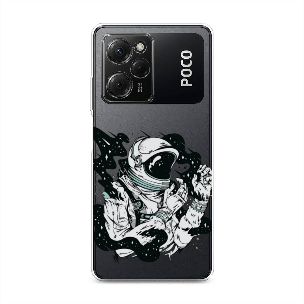 

Чехол Awog на Poco X5 Pro 5G "Космонавт арт", Черный;бежевый;белый, 318050-7