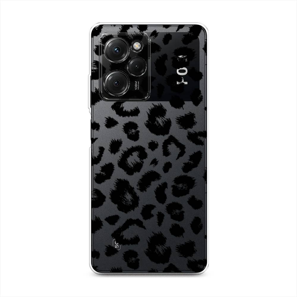 

Чехол Awog на Poco X5 Pro 5G "Окрас леопарда фон", Черный, 318050-2
