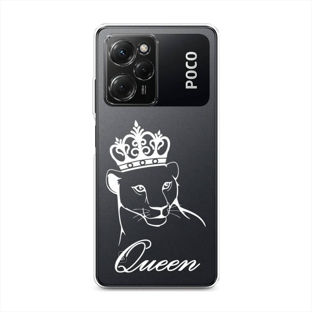 

Чехол Awog на Poco X5 Pro 5G "Львица королева", Бежевый;прозрачный, 318050-7